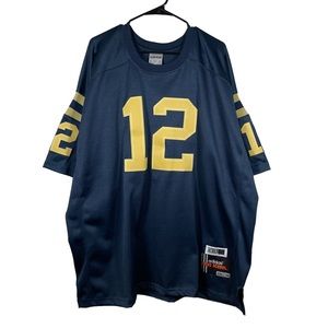 Vintage Y2K Adidas True School US Naval Academy #12 Roger Staubach Jersey
